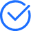 Science Overview Icon Blue Check